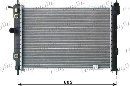 Frigair 0107.3057 - Radiator, racire motor aaoparts.ro