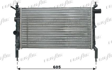 Frigair 0107.3033 - Radiator, racire motor aaoparts.ro