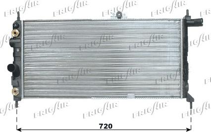 Frigair 0107.3026 - Radiator, racire motor aaoparts.ro