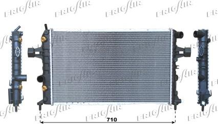 Frigair 0107.3109 - Radiator, racire motor aaoparts.ro