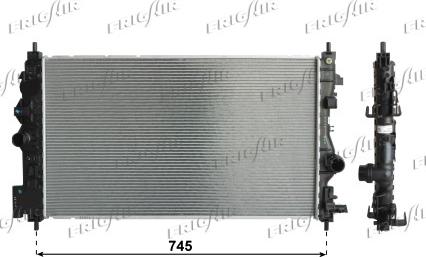 Frigair 0107.3120 - Radiator, racire motor aaoparts.ro