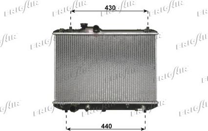 Frigair 0114.3036 - Radiator, racire motor aaoparts.ro