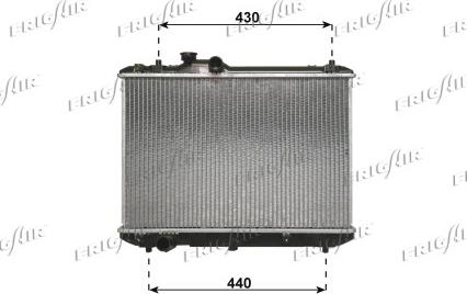 Frigair 0114.3037 - Radiator, racire motor aaoparts.ro