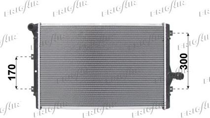 Frigair 0110.3066 - Radiator, racire motor aaoparts.ro