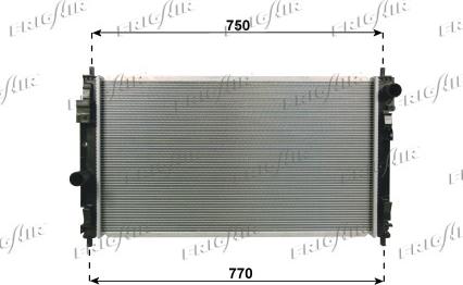Frigair 0118.3023 - Radiator, racire motor aaoparts.ro