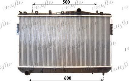 Frigair 0131.3022 - Radiator, racire motor aaoparts.ro