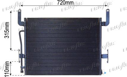 Frigair 0809.3037 - Condensator, climatizare aaoparts.ro