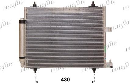 Frigair 0804.2081 - Condensator, climatizare aaoparts.ro