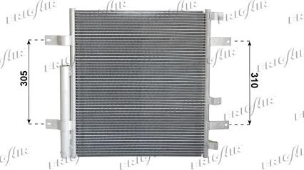 Frigair 0806.2092 - Condensator, climatizare aaoparts.ro