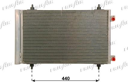 Frigair 0803.3033 - Condensator, climatizare aaoparts.ro