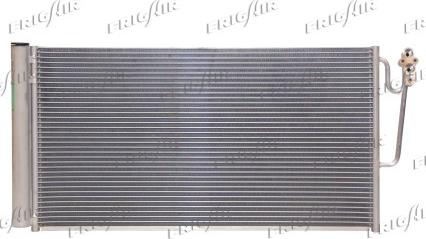 Frigair 0802.2030 - Condensator, climatizare aaoparts.ro