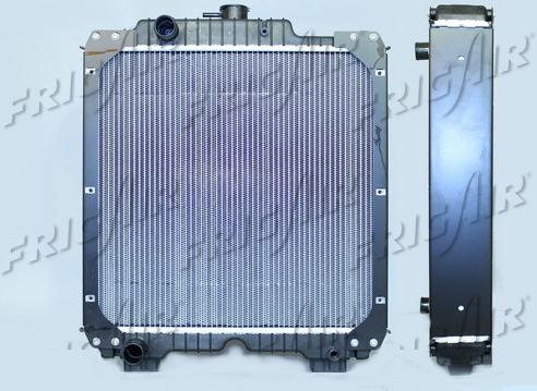 Frigair 0260.0008 - Radiator, racire motor aaoparts.ro