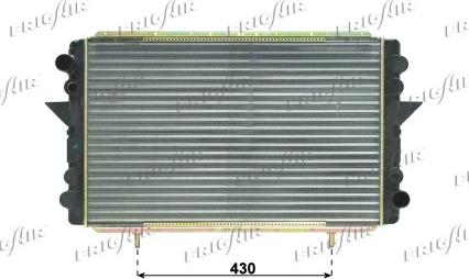 Frigair 0209.2001 - Radiator, racire motor aaoparts.ro