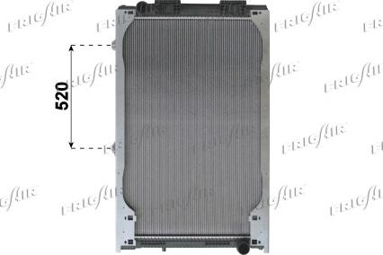 Frigair 0237.3006 - Radiator, racire motor aaoparts.ro