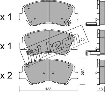 Fri.Tech. 959.0 - Set placute frana,frana disc aaoparts.ro