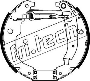 Fri.Tech. 16423 - Set saboti frana aaoparts.ro