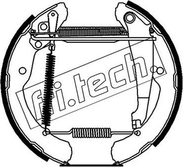 Fri.Tech. 16504 - Set saboti frana aaoparts.ro