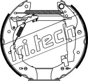 Fri.Tech. 16030 - Set saboti frana aaoparts.ro