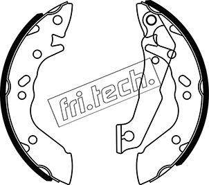 Fri.Tech. 1046.202 - Set saboti frana aaoparts.ro