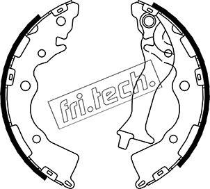 Fri.Tech. 1046.218 - Set saboti frana aaoparts.ro