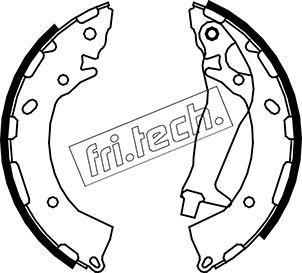 Fri.Tech. 1046.213 - Set saboti frana aaoparts.ro