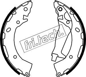 Fri.Tech. 1046.225 - Set saboti frana aaoparts.ro