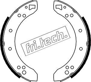 Fri.Tech. 1040.087 - Set saboti frana aaoparts.ro