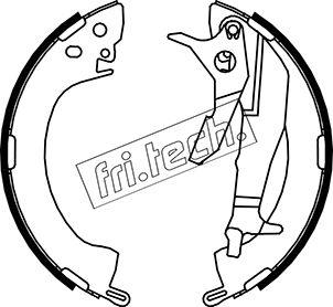 Fri.Tech. 1064.154Y - Set saboti frana aaoparts.ro