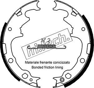 Fri.Tech. 1088.221 - Set saboti frana aaoparts.ro