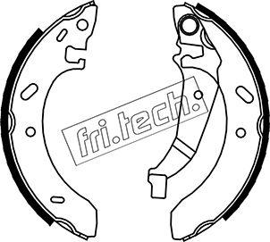 Fri.Tech. 1023.005 - Set saboti frana aaoparts.ro