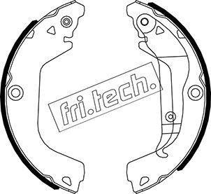 Fri.Tech. 1027.009 - Set saboti frana aaoparts.ro
