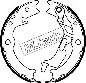 Fri.Tech. 1027.007 - Set saboti frana, frana de mana aaoparts.ro