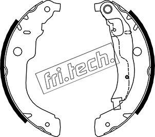 Fri.Tech. 1079.196 - Set saboti frana aaoparts.ro