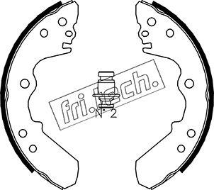 Fri.Tech. 1073.168 - Set saboti frana aaoparts.ro