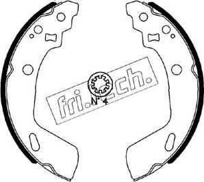 Fri.Tech. 1111.256 - Set saboti frana aaoparts.ro