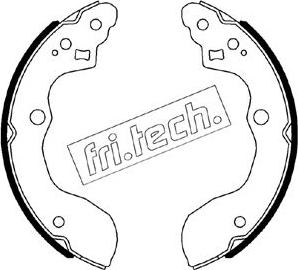 Fri.Tech. 1111.257 - Set saboti frana aaoparts.ro