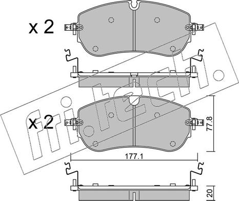 Fri.Tech. 1342.0 - Set placute frana,frana disc aaoparts.ro