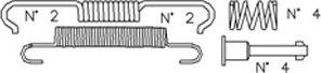 Fri.Tech. 1375 - Set accesorii, sabot de frana aaoparts.ro