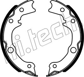 Fri.Tech. 1253.730 - Set saboti frana, frana de mana aaoparts.ro