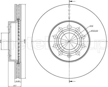 Fri.Tech. BD0932 - Disc frana aaoparts.ro