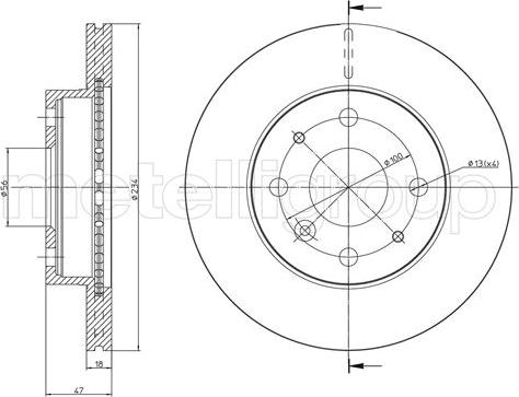 Fri.Tech. BD0482 - Disc frana aaoparts.ro