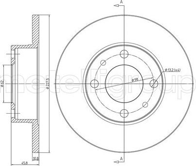 Fri.Tech. BD0021 - Disc frana aaoparts.ro