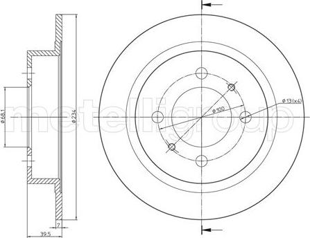 Fri.Tech. BD0112 - Disc frana aaoparts.ro