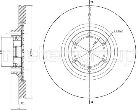 Fri.Tech. BD0353 - Disc frana aaoparts.ro