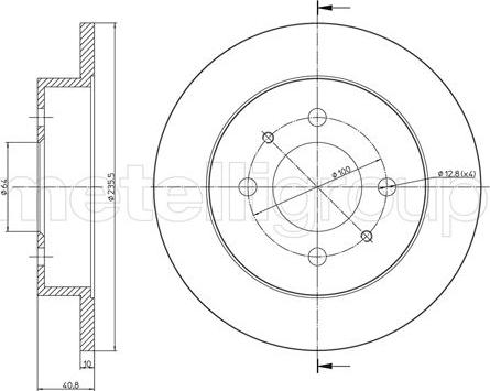 Fri.Tech. BD0365 - Disc frana aaoparts.ro