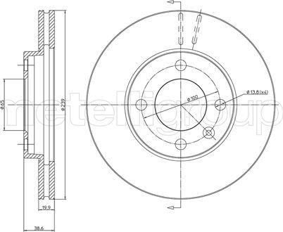 Fri.Tech. BD0242 - Disc frana aaoparts.ro