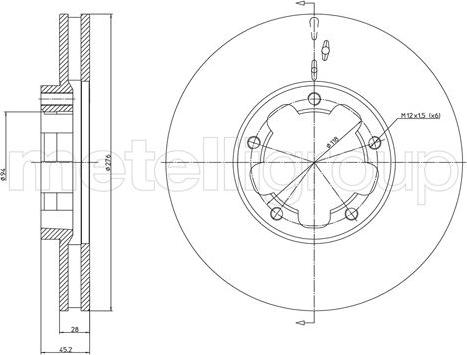 Febi Bilstein 107998 - Disc frana aaoparts.ro