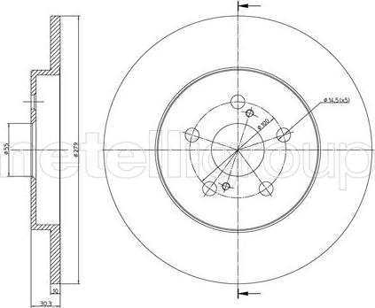 Delphi BG4650C - Disc frana aaoparts.ro