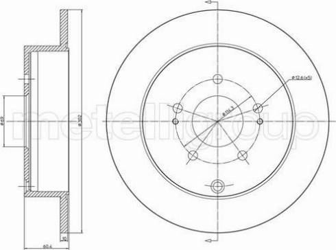 Fri.Tech. BD1136 - Disc frana aaoparts.ro
