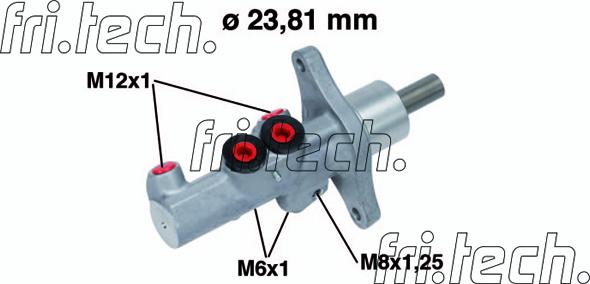 Fri.Tech. PF868 - Pompa centrala, frana aaoparts.ro